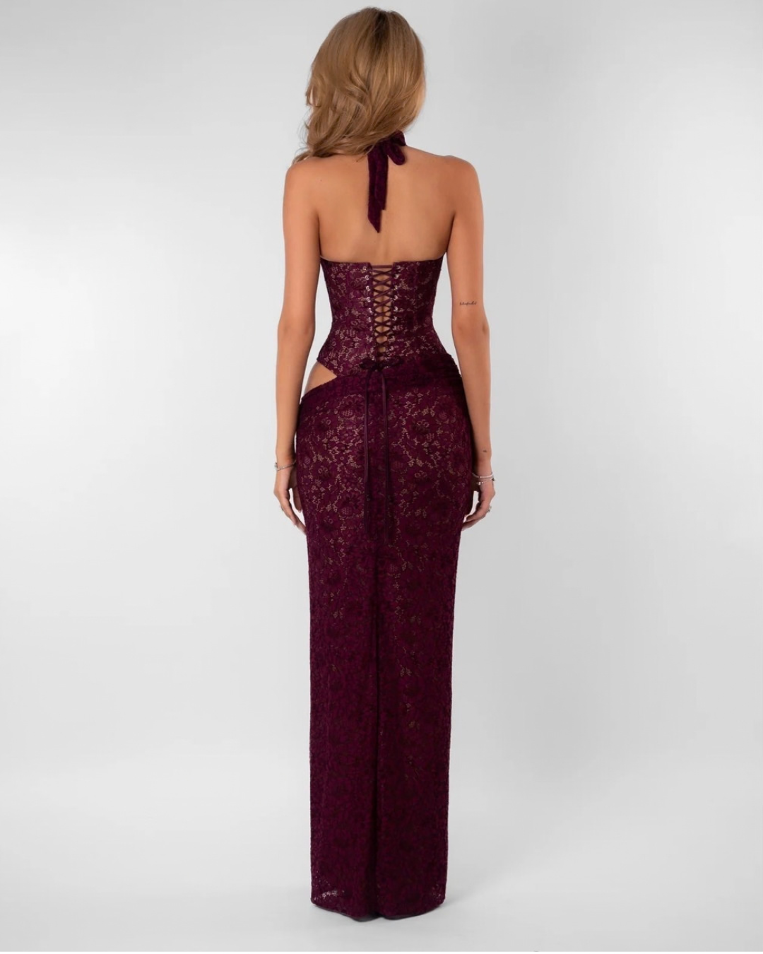 Fenity Veronica Dress - Burgundy