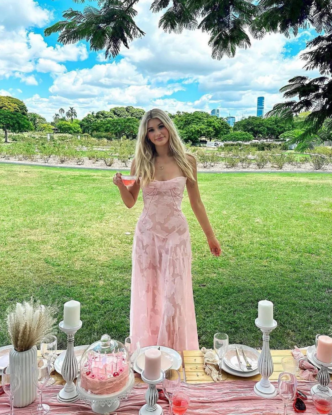 House of CB Seren Dress - Pink