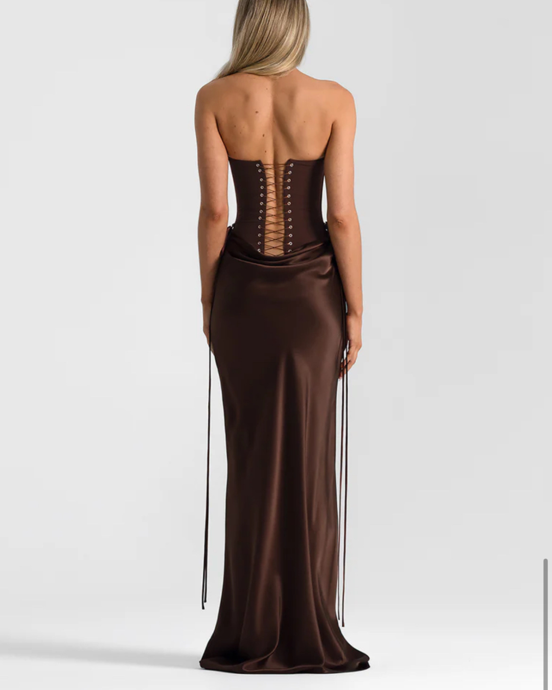 Natalie Rolt Verity Bustier & Evelyn Skirt - Espresso