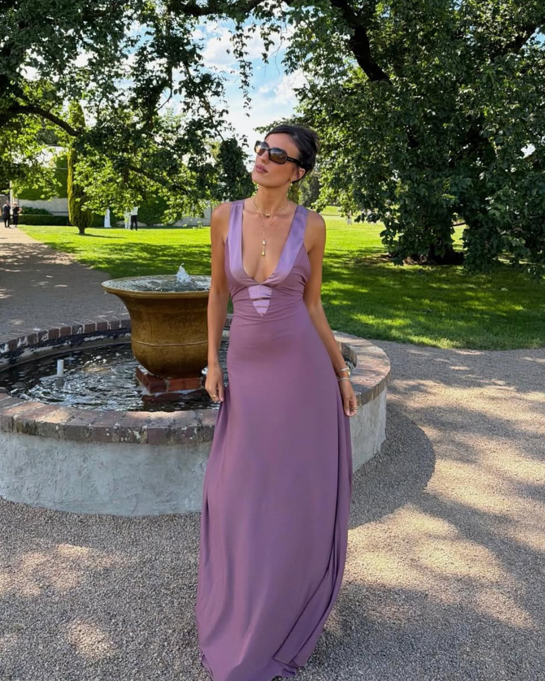 Ance Gria Rosa Gown - Mauve