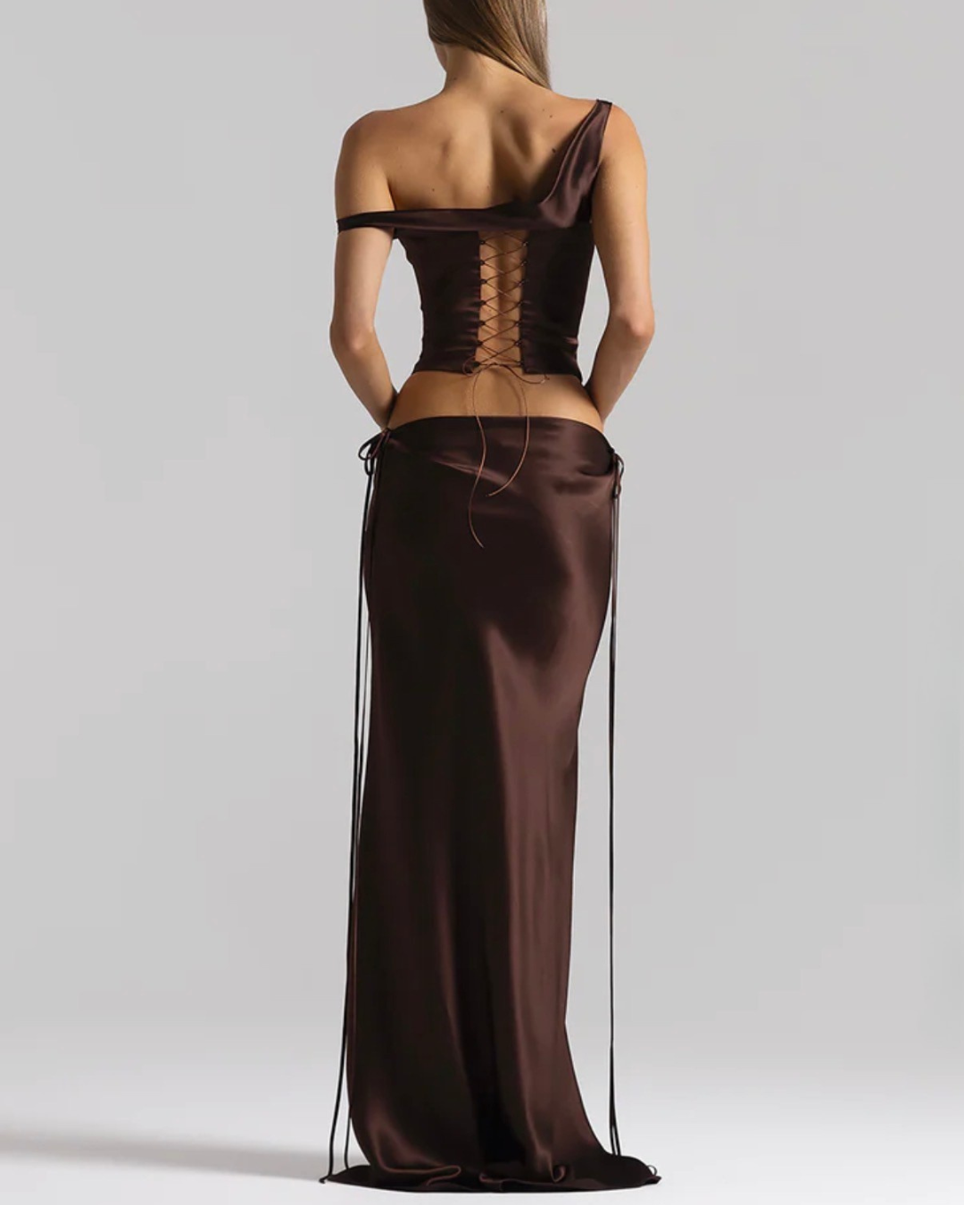 Natalie Rolt Posy Top and Evelyn Skirt - Espresso