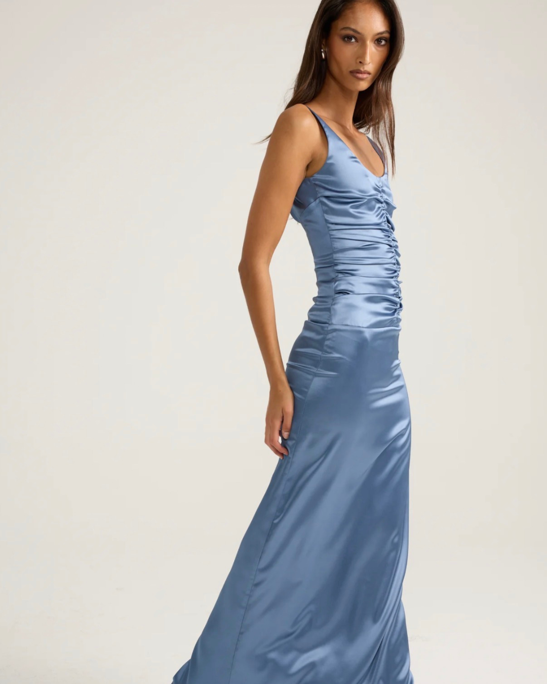 Ance Gria Atlein Gown - Blue
