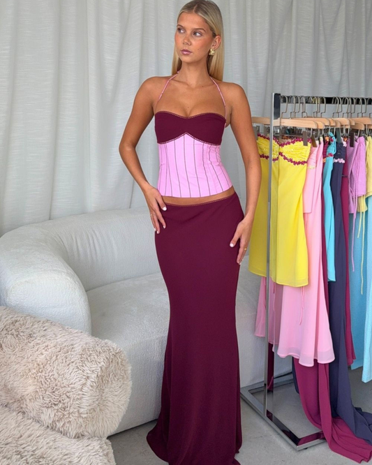 I Am Delilah Angelina Set - Sangria