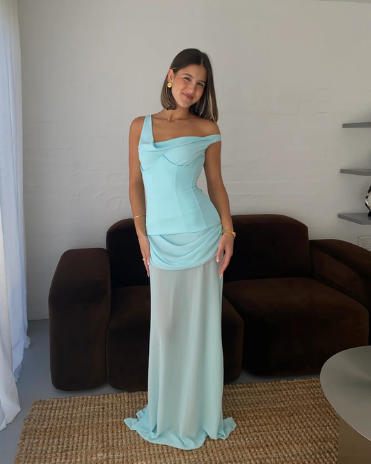 Natalie Rolt Cadence Gown - Baby Blue