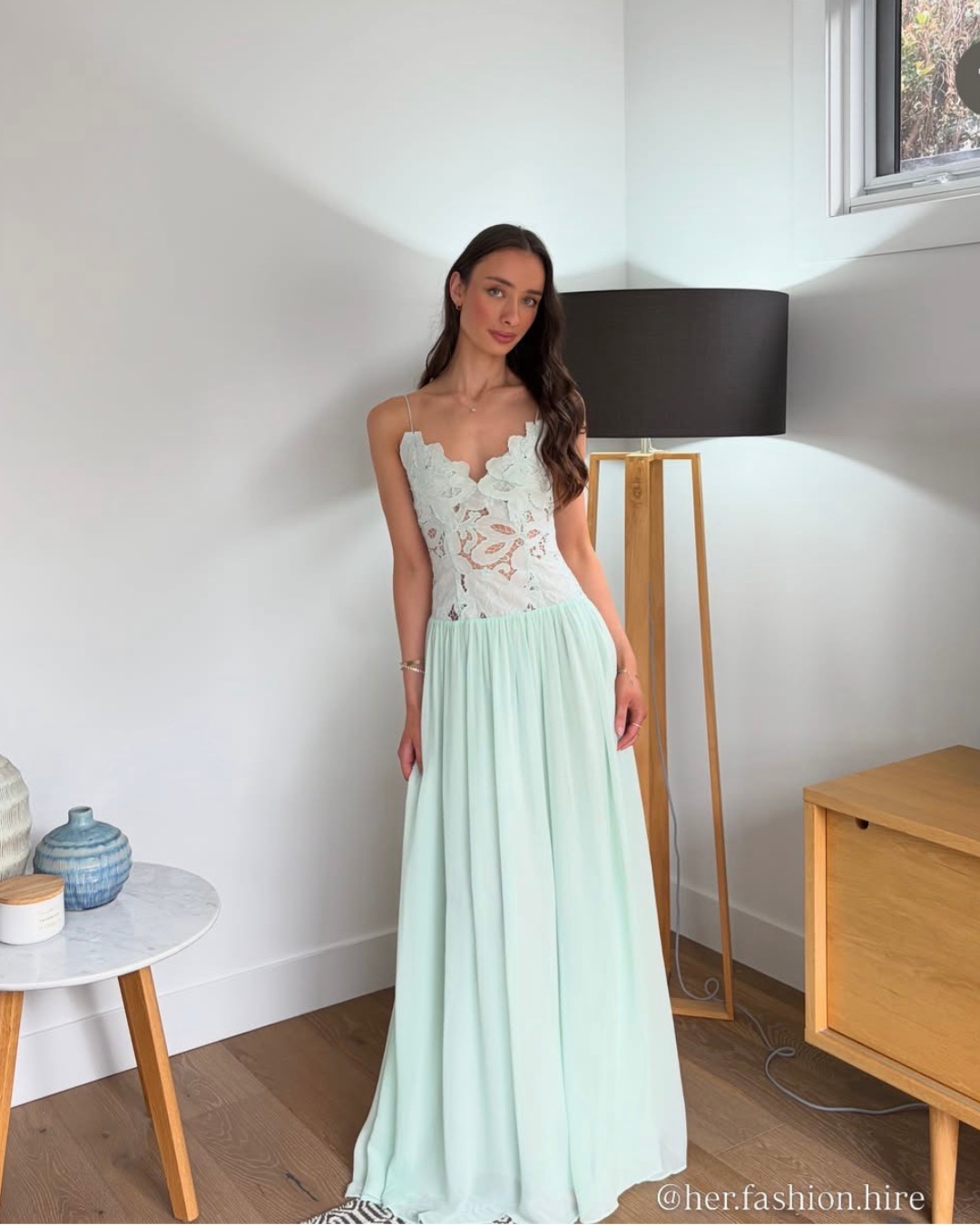 Hansen and Gretel Stephanie Maxi - Seafoam