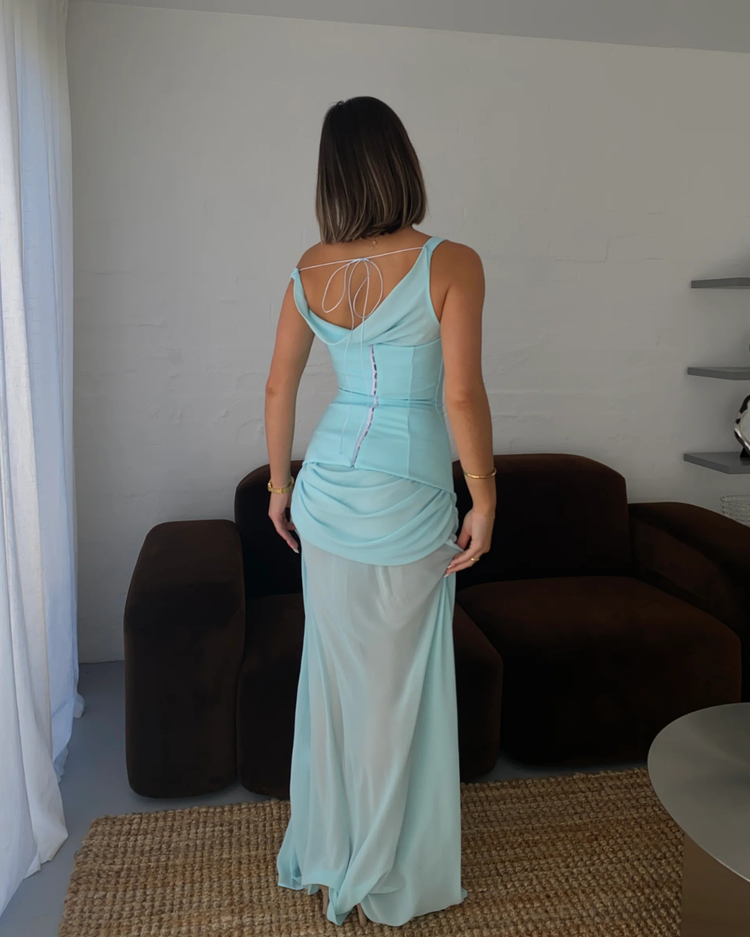 Natalie Rolt Cadence Gown - Baby Blue