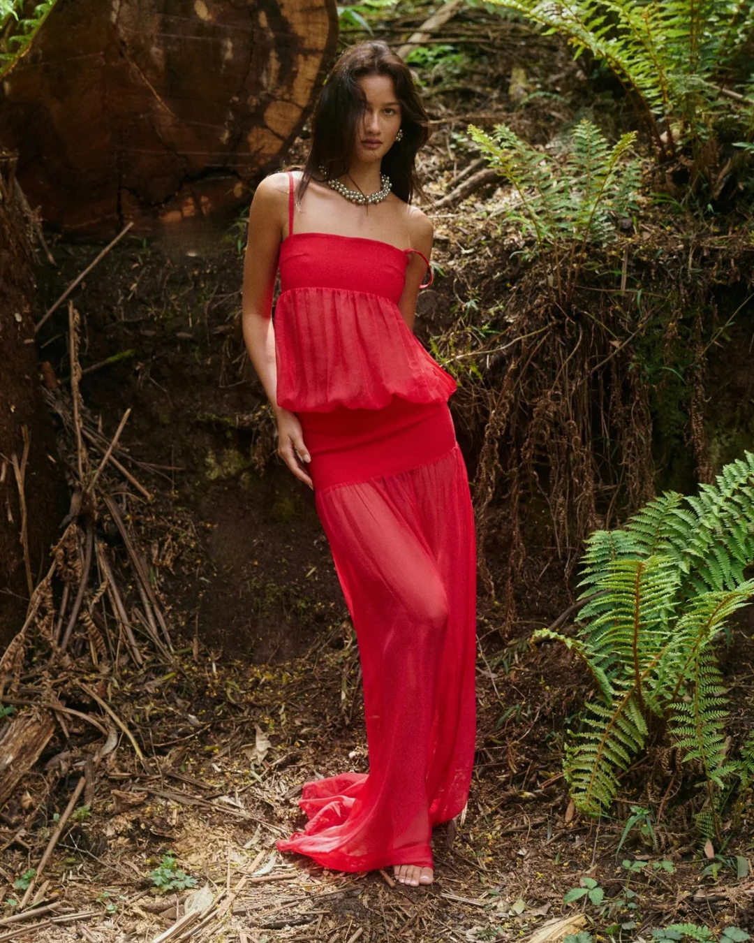 Ance Gria Romeo Gown - Red