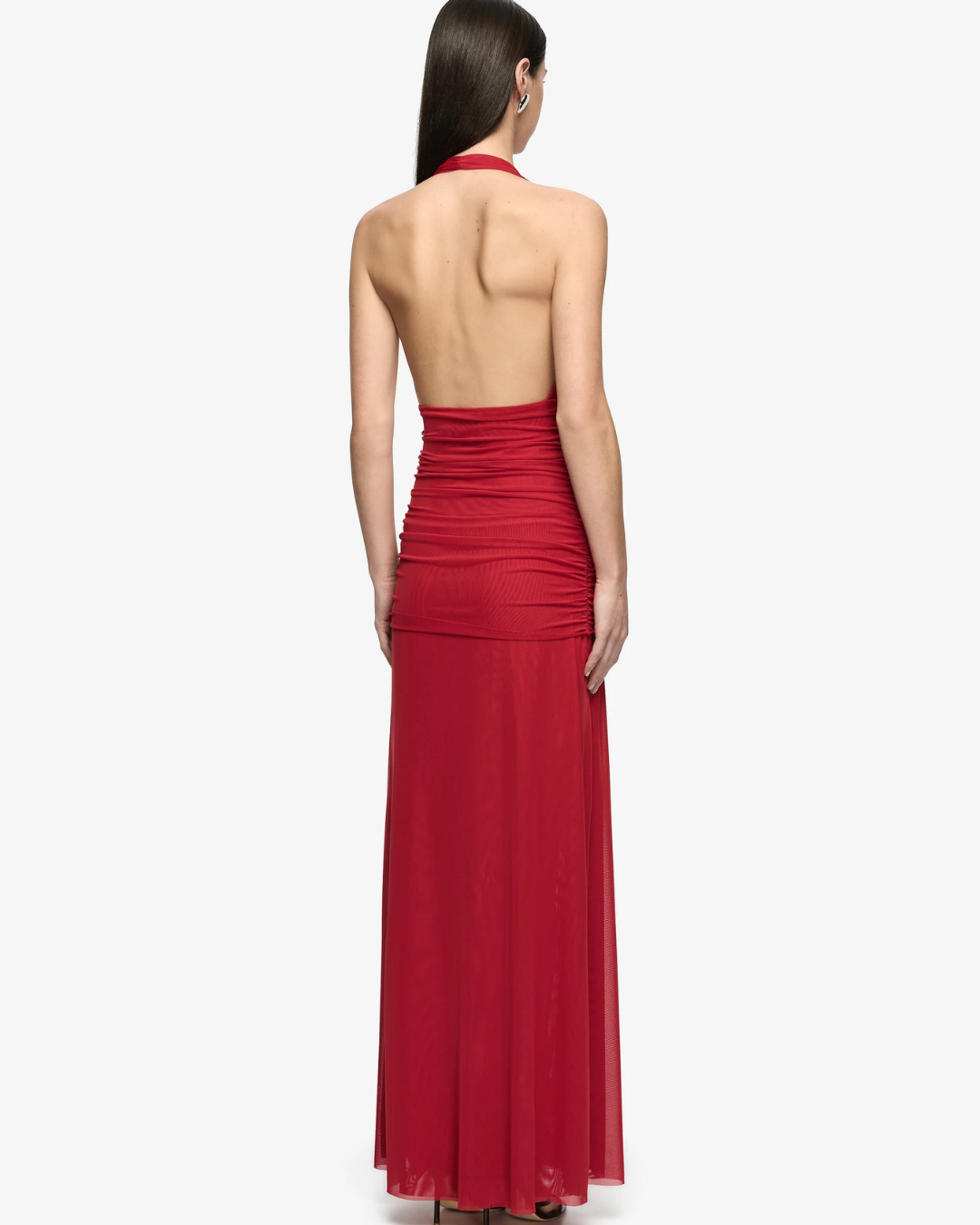 Bec and Bridge Wren Drape Maxi Dress - Ruby Red