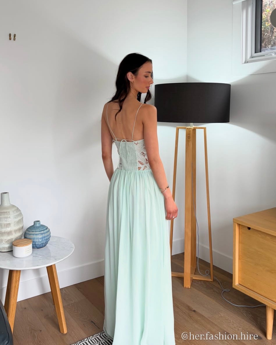 Hansen and Gretel Stephanie Maxi - Seafoam