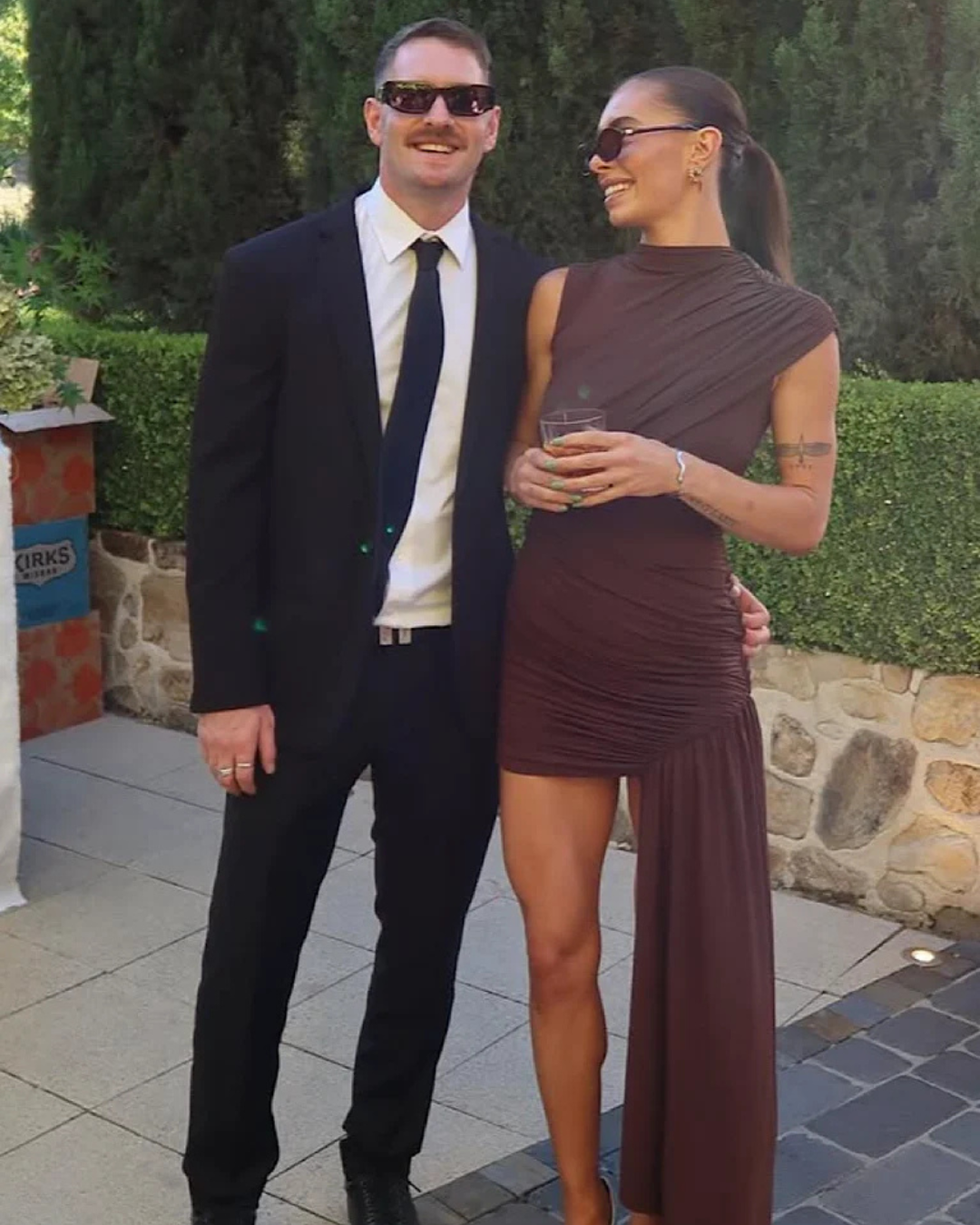 De La Vali Ravenna Mini Dress - Chocolate