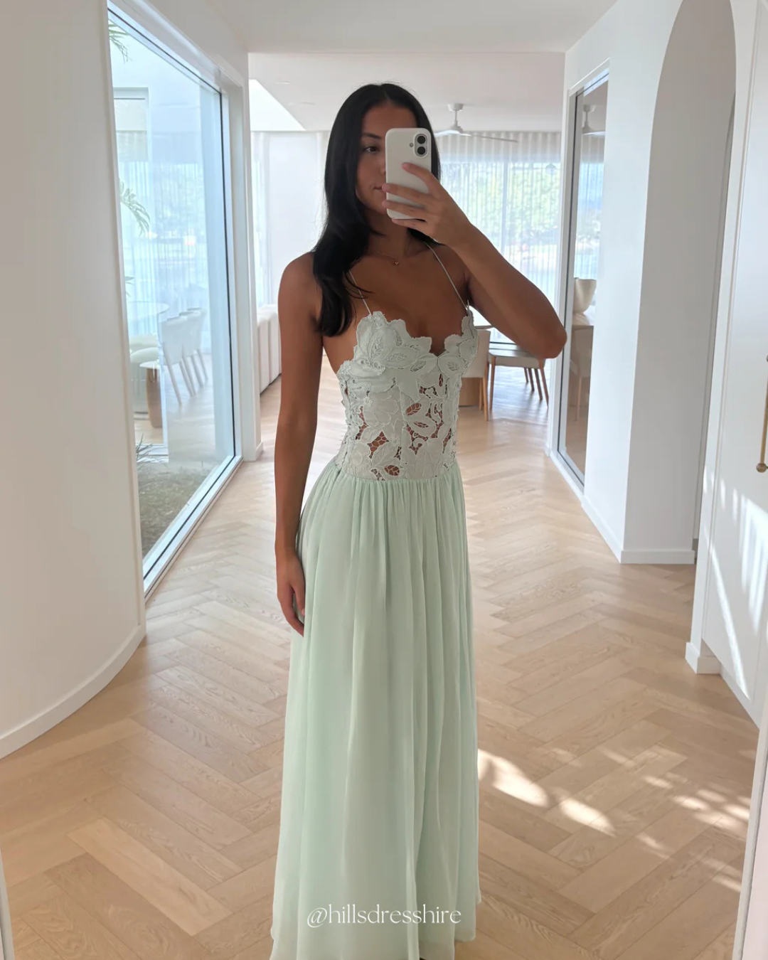 Hansen and Gretel Stephanie Maxi - Seafoam
