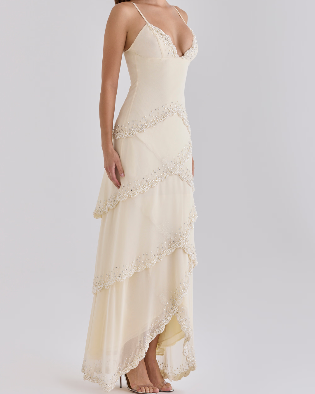 House of CB Sorelle Tiered Maxi Dress