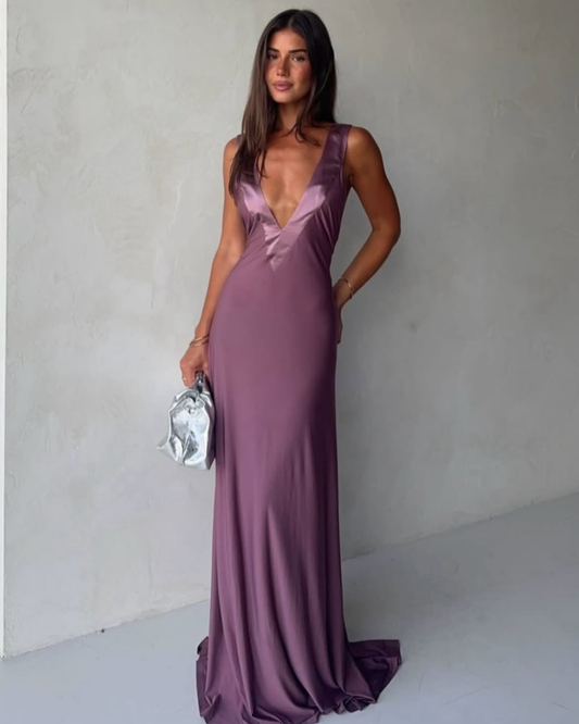 Ance Gria Rosa Gown - Mauve
