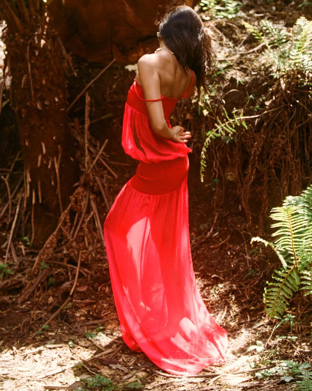 Ance Gria Romeo Gown - Red