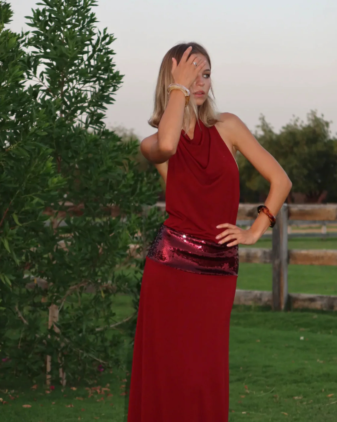 Ance Gria Adele Gown - Wine