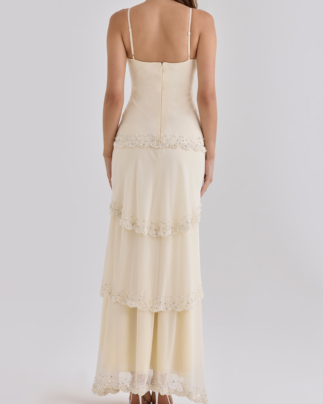 House of CB Sorelle Tiered Maxi Dress