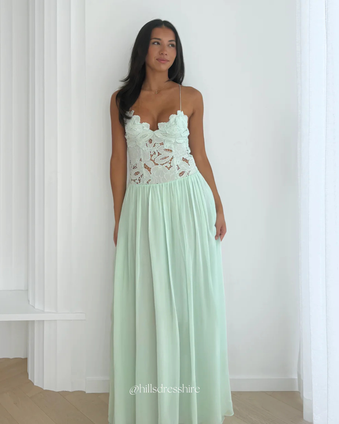 Hansen and Gretel Stephanie Maxi - Seafoam
