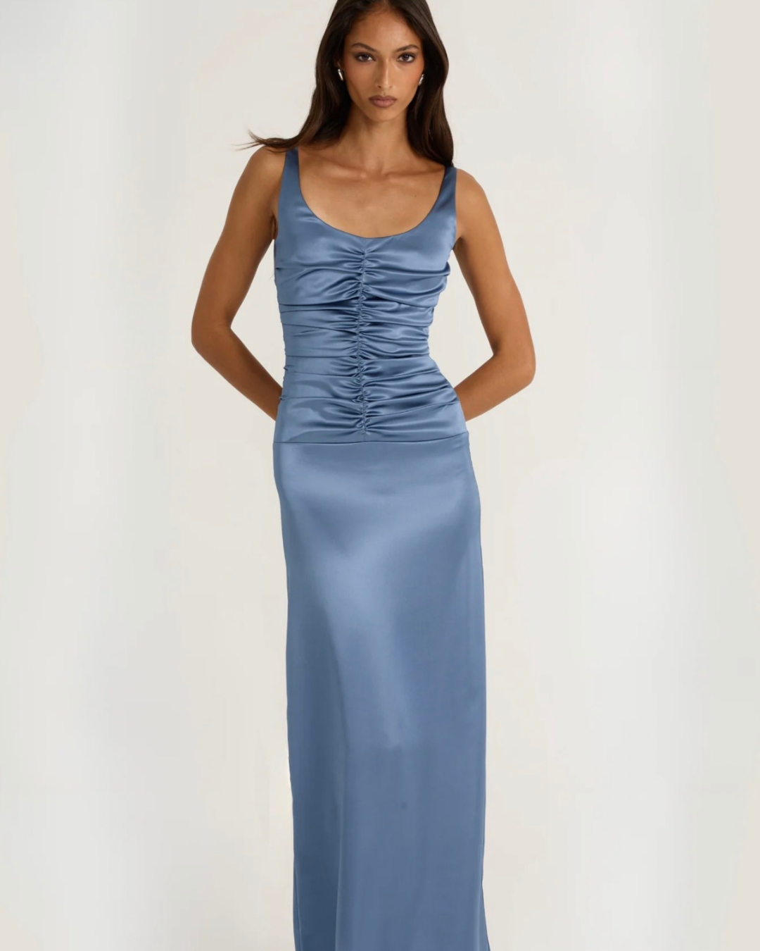 Ance Gria Atlein Gown - Blue